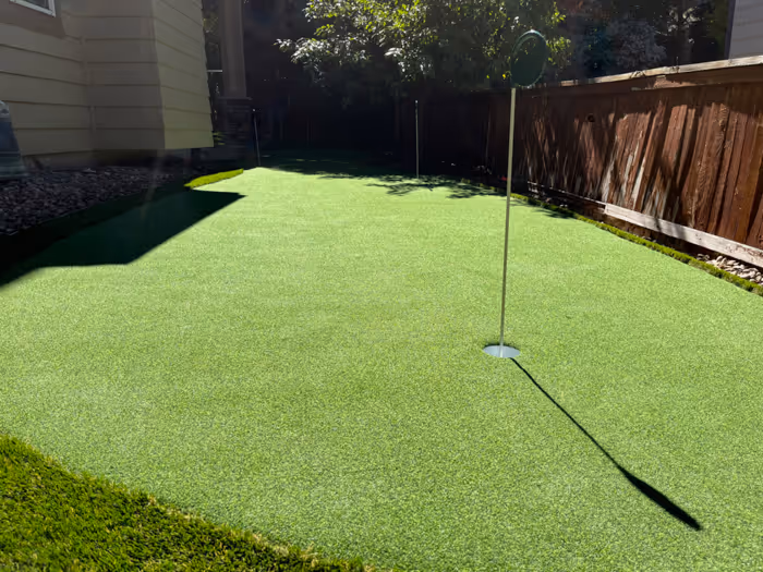 Putting Green Installation 38