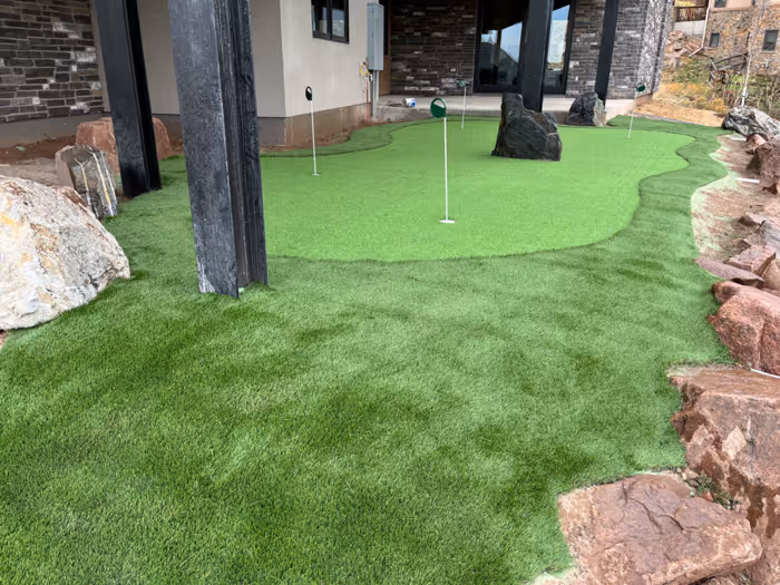 Putting Green Installation 37