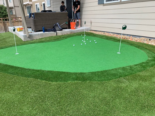 Putting Green Installation 47