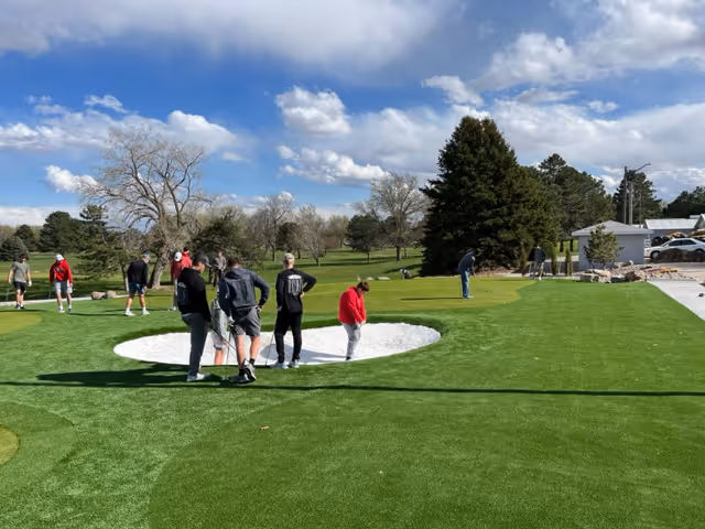 Putting Green Installation 46
