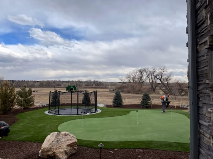 Putting Green Installation 58