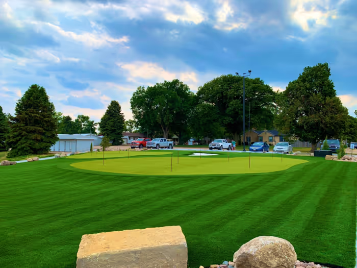 Putting Green Installation 62
