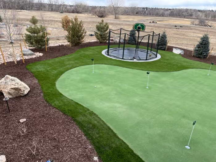 Putting Green Installation 64