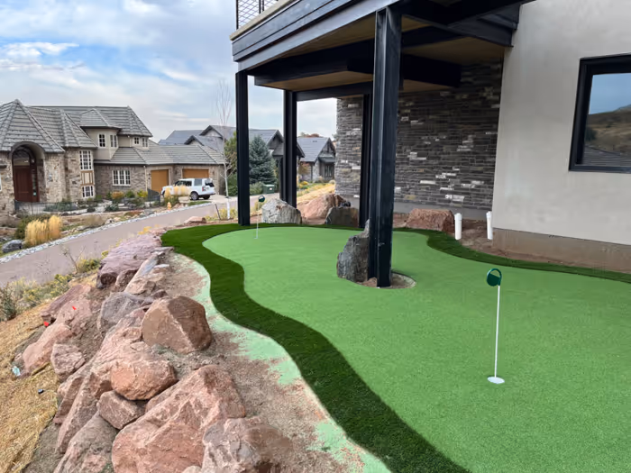 Putting Green Installation 69