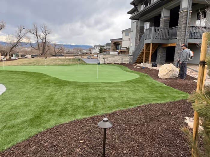 Putting Green Installation 66