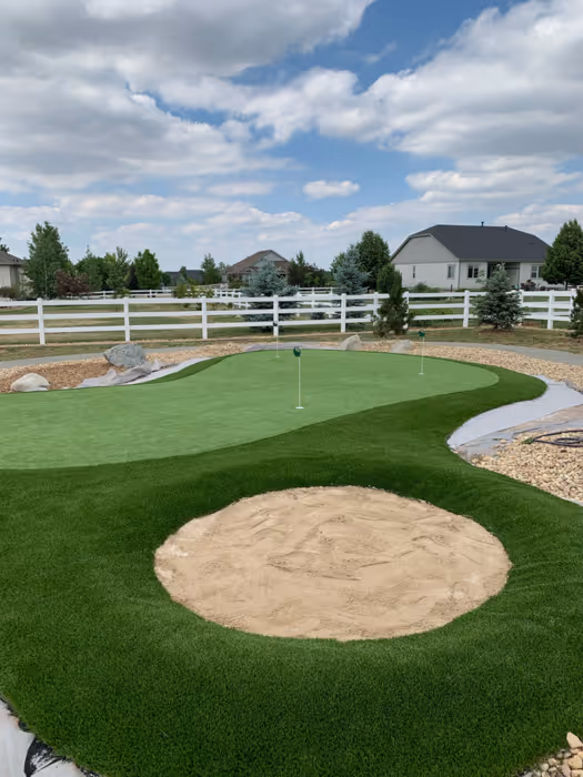 Putting Green Installation 74