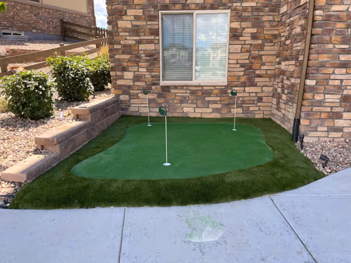 Putting Green Installation 76