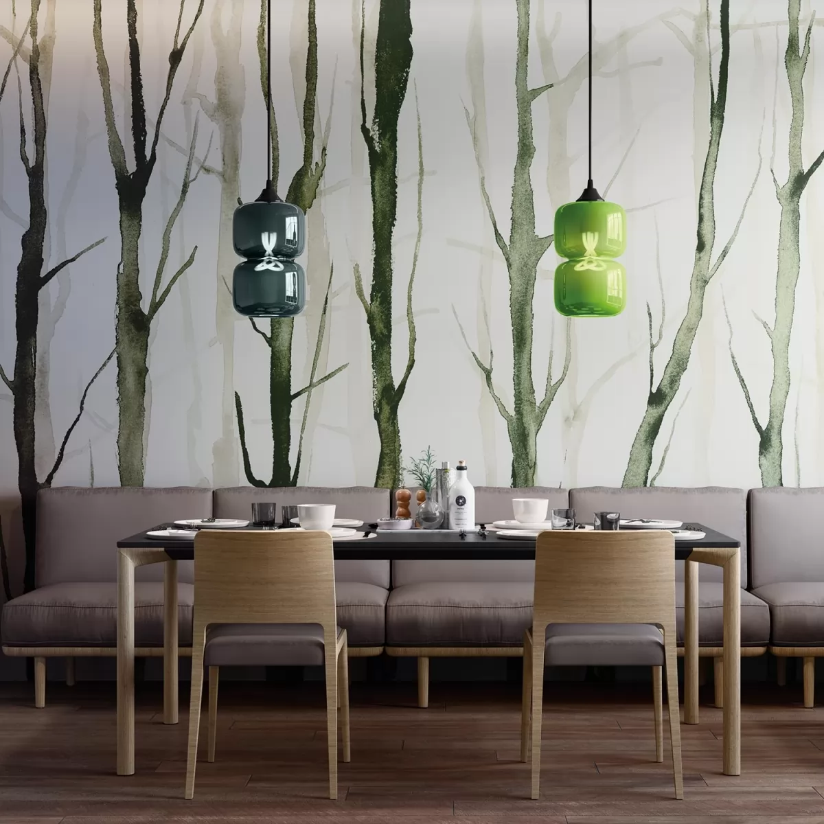 View Alberi Zen wallpaper design by Marco Fontana / The Sign
