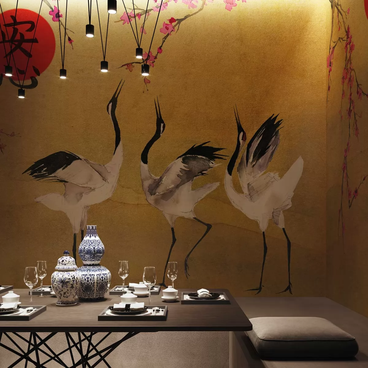 View Mon Cherry Blossom wallpaper design by Marco Fontana