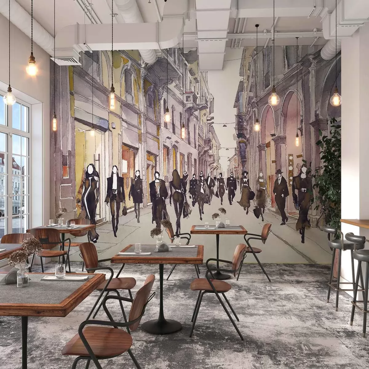 View Via della Spiga wallpaper design by Marco Fontana