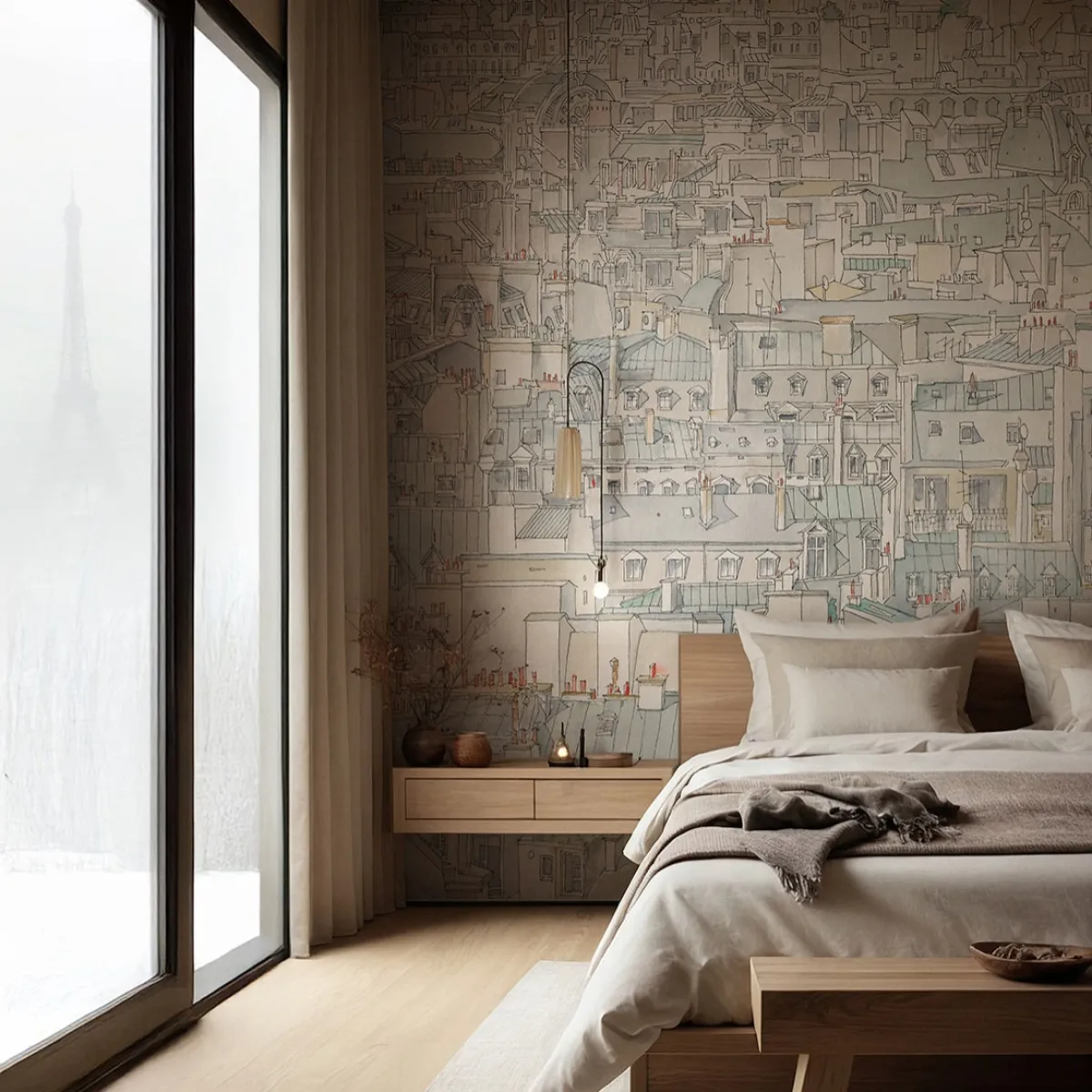 View Paris wallpaper design by Marco Fontana