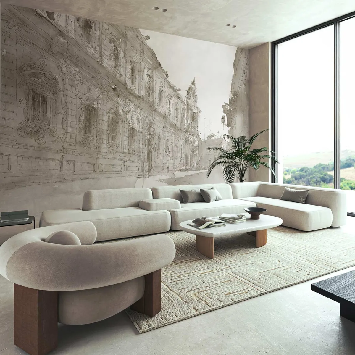 View Baroque wallpaper design by Marco Fontana