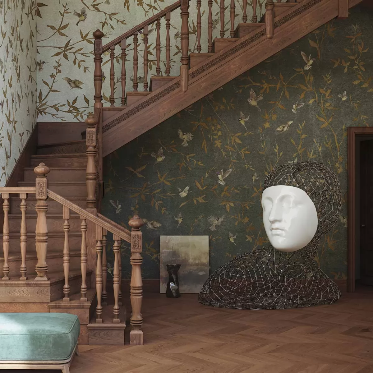 View Ottone Garden wallpaper design by Marco Fontana