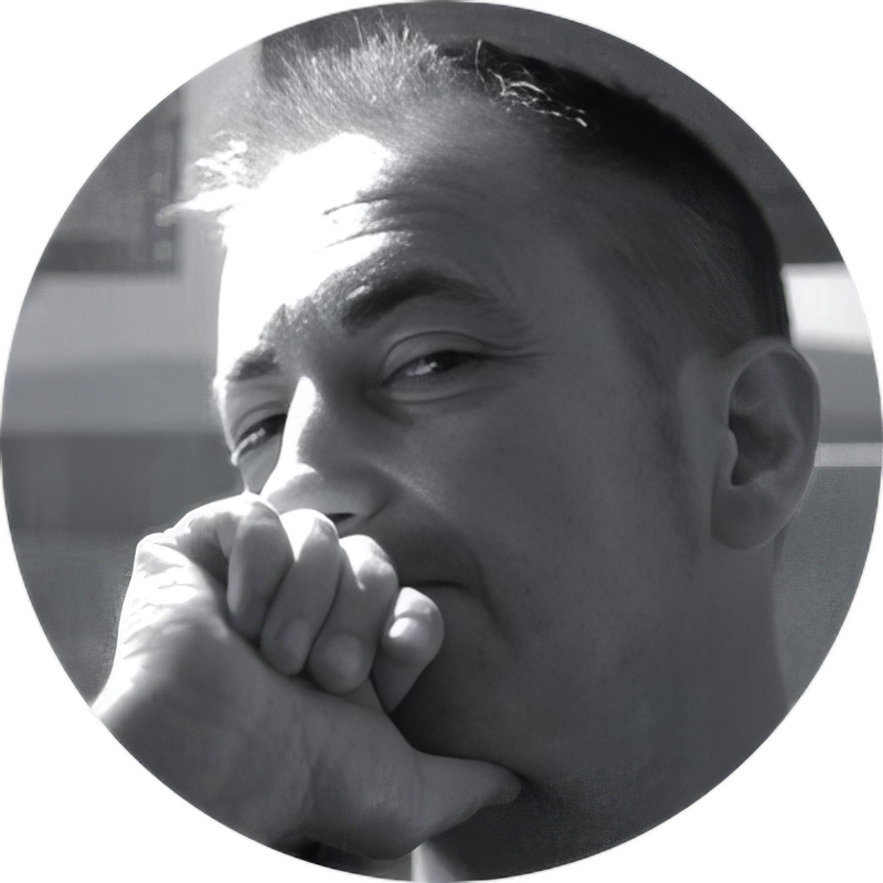 Portrait of Marco Fontana, illustrator and surface designer