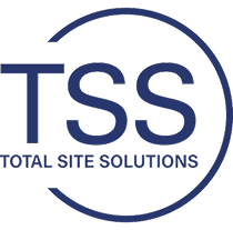 TSS Total Site Solutions company logo with the letters TSS enclosed in a partial circular outline above the company name.