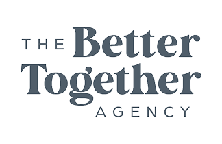The Better Together Agency logo in dark gray text on a transparent background.