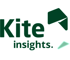 Kite Insights company logo with stylized kite graphic elements.