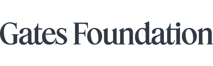 Gates Foundation wordmark logo in dark serif font on a transparent background.