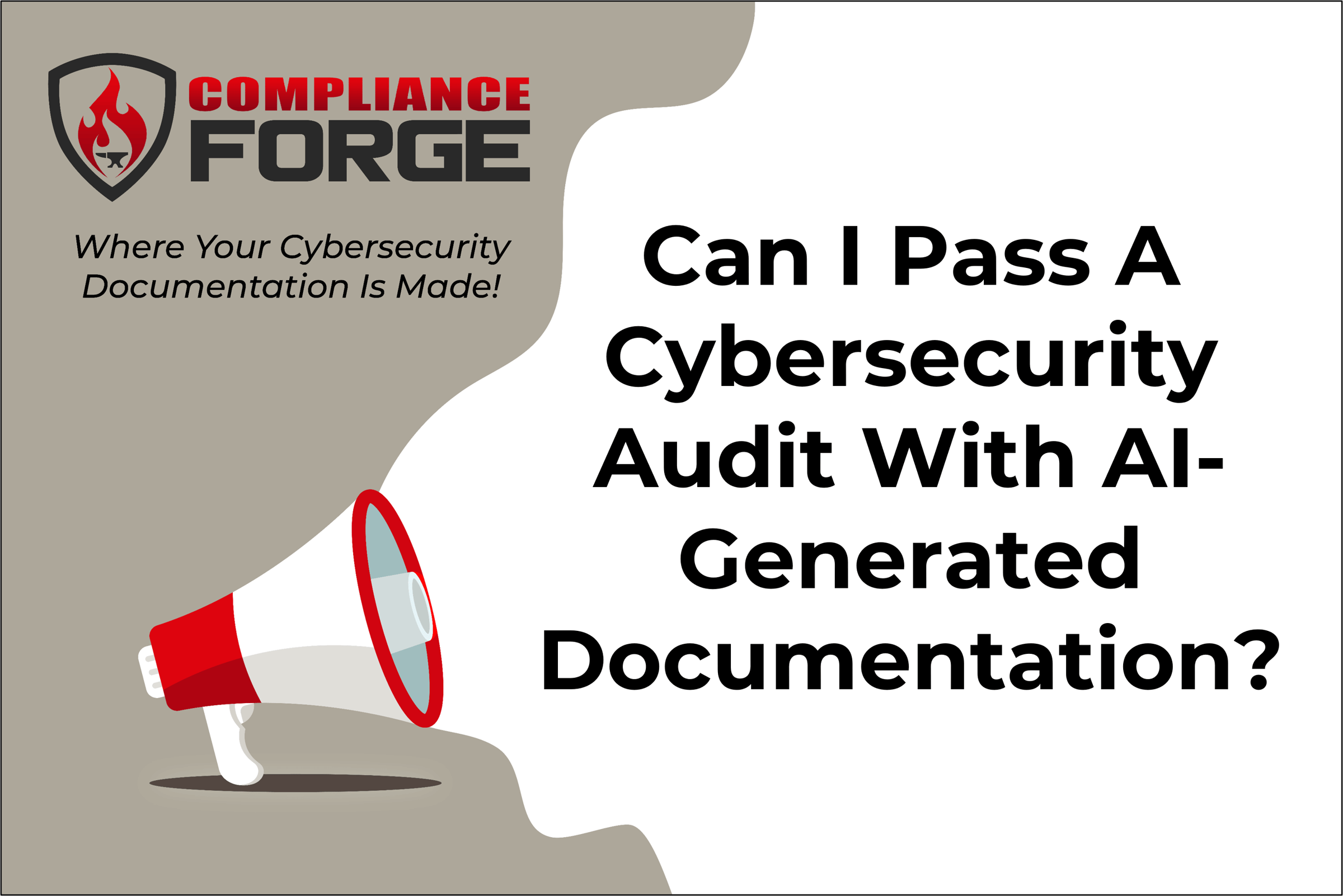 Can I pass an audit with AI generated documentation?