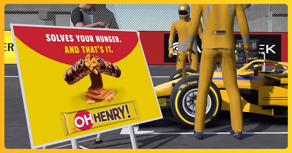 Ilustración de la publicidad en los videojuegos 