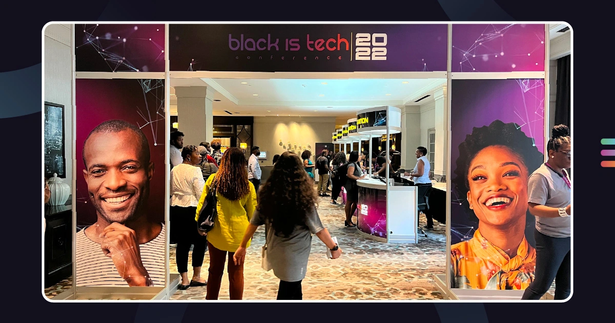 Photo de la conférence « Black is Tech »