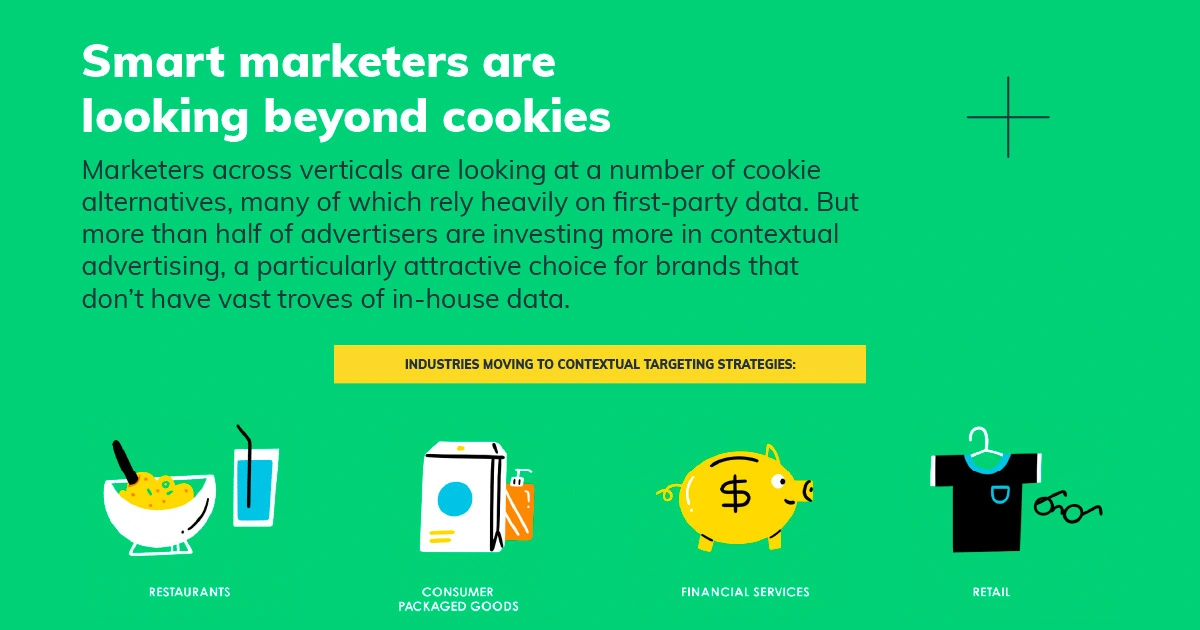 Gráfico sobre qué profesionales del marketing están mirando más allá de las cookies de terceros