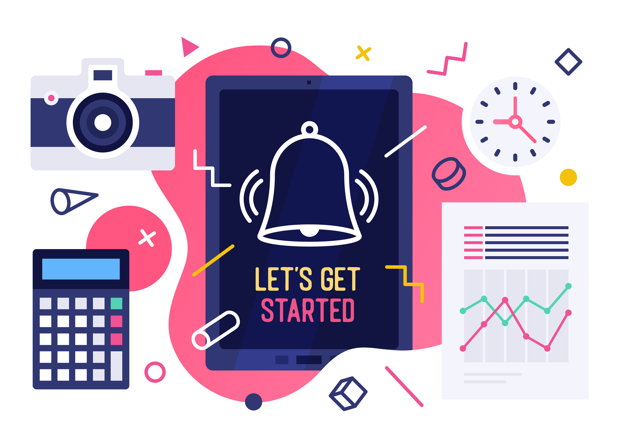 Ilustración sobre el marketing basado en datos propios