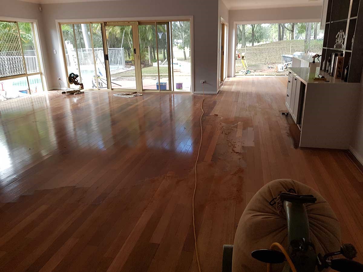 Hardwood flooring project