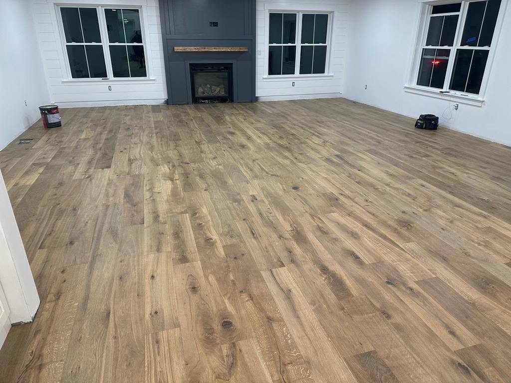 Gray Stain for a Modern Look in Stamford, Brazil Floors