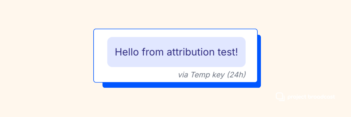 Greater Visibility with “Via” Attribution