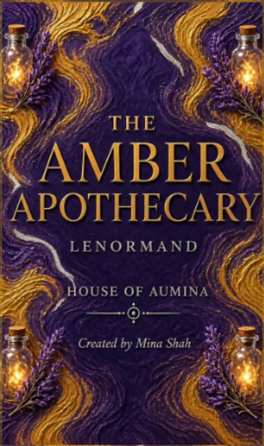 Amber Apothecary Lenormand deck cover