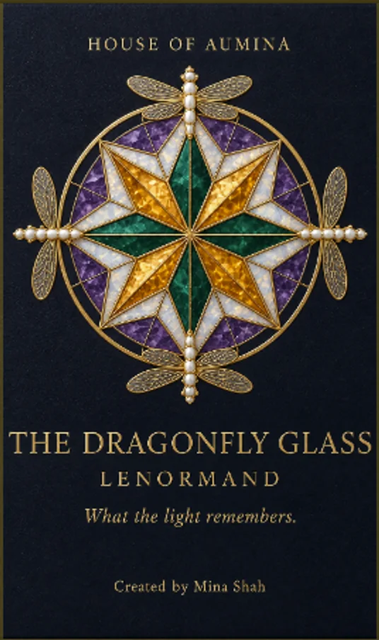 Dragonfly Glass Lenormand deck cover