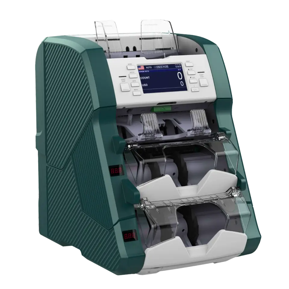 Máquina clasificadora fitness LS-300 de alto volumen para bancos y tesorerías