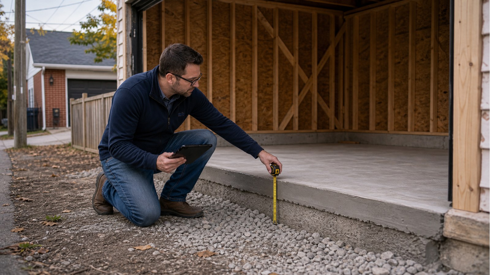 Can I Build A Garage On A Concrete Slab Without Footings In Toronto?