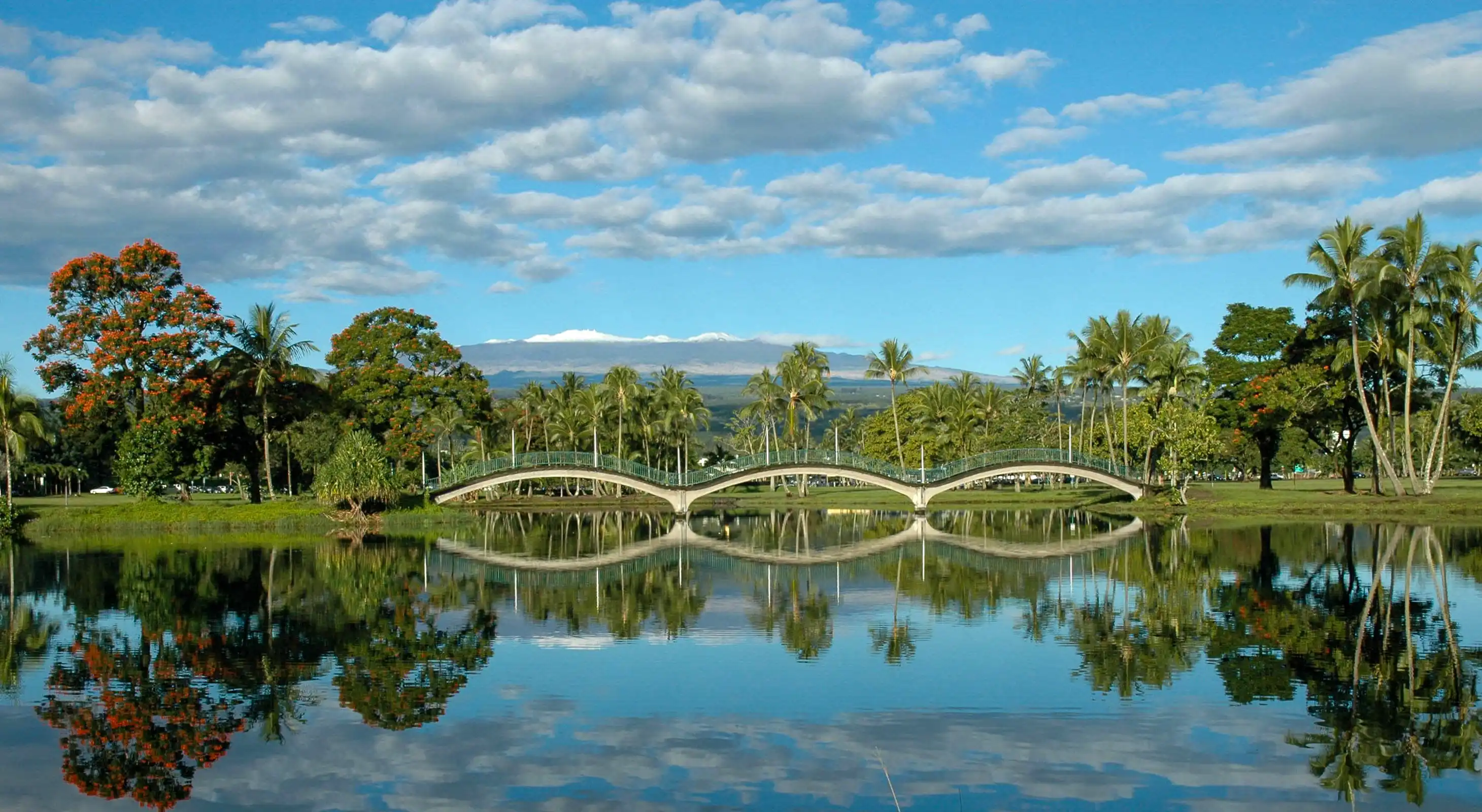 Wailoa pond in hilo