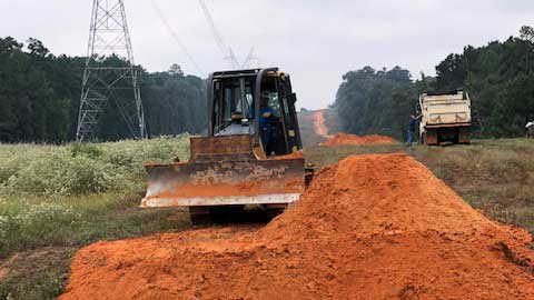 Right-of-way clearing