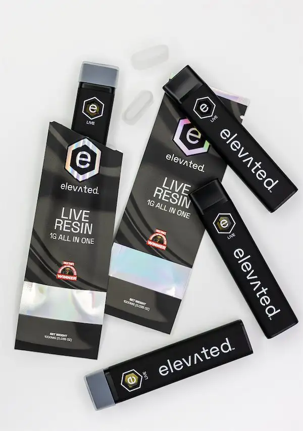 Elevated live resin all-in-one vapes