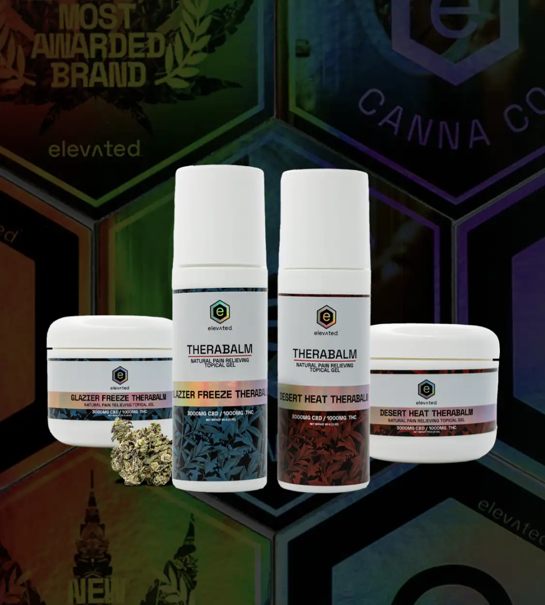 Elevated therapeutic topicals