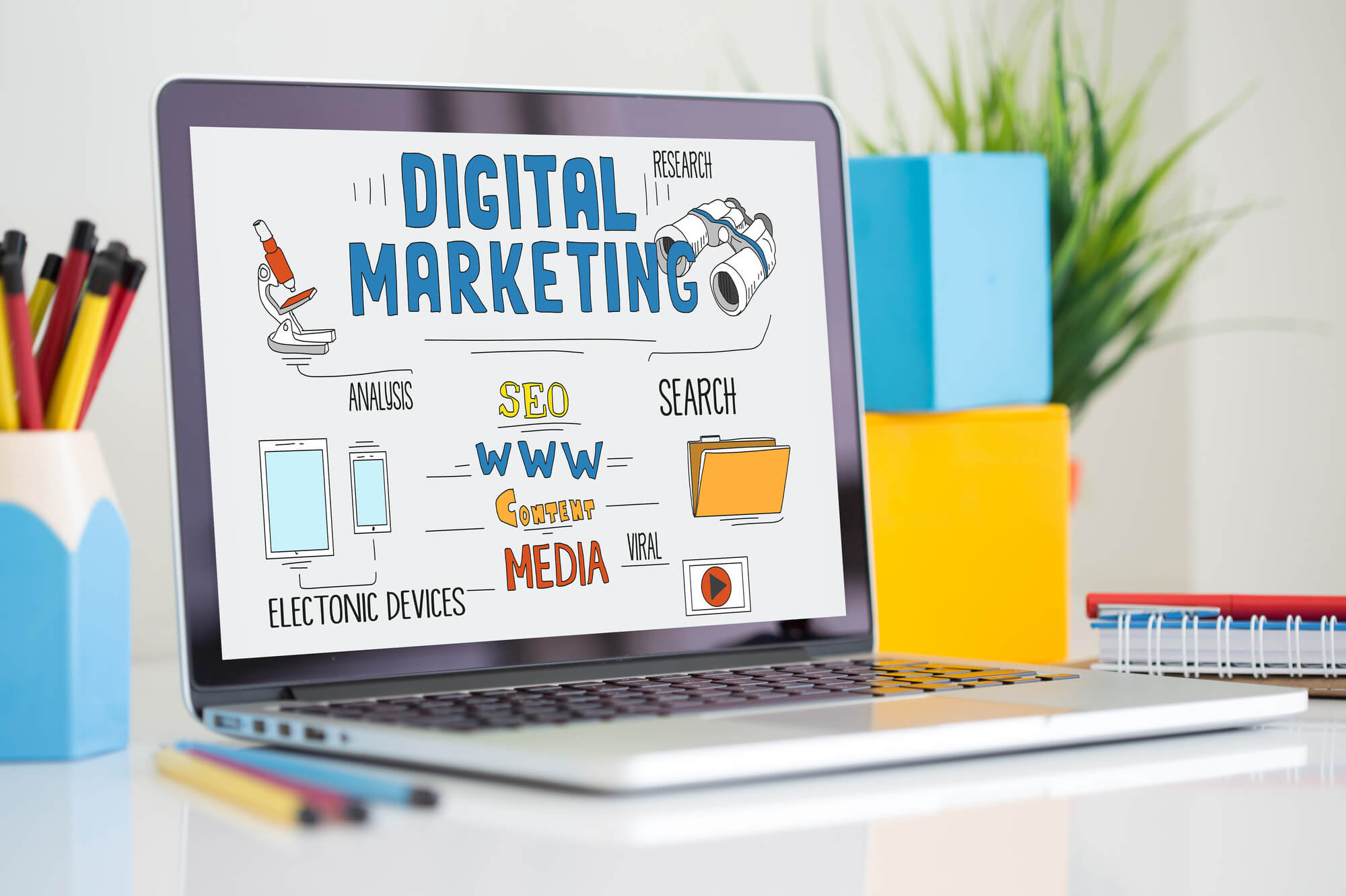 digital marketing concept