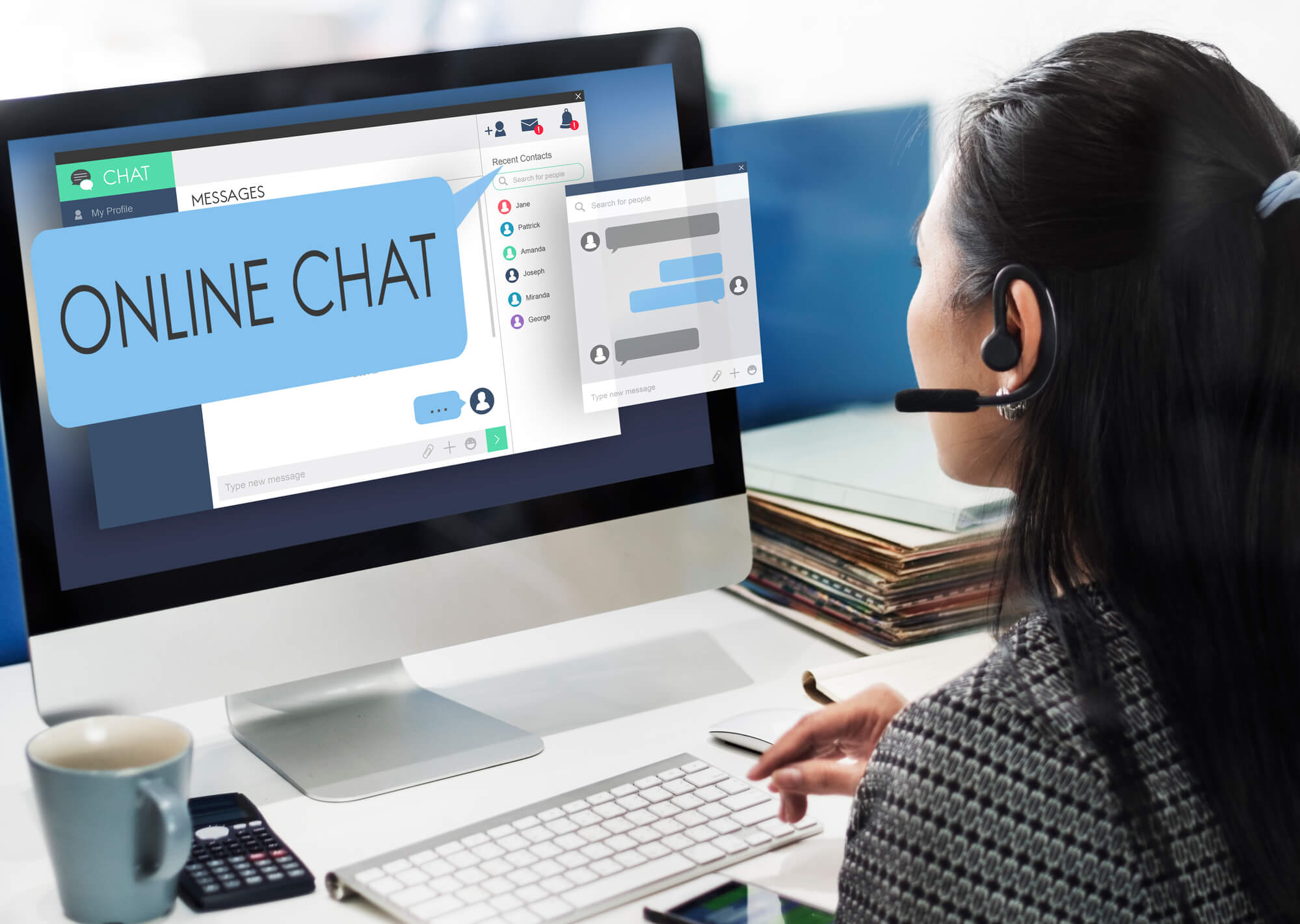 Online chat with customers