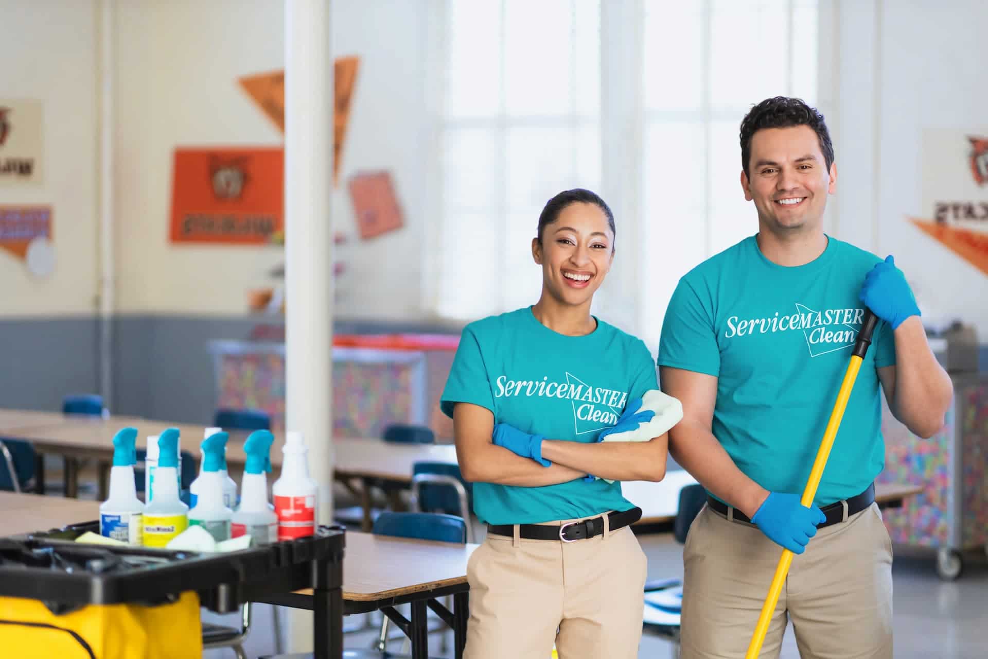 service master clean staff