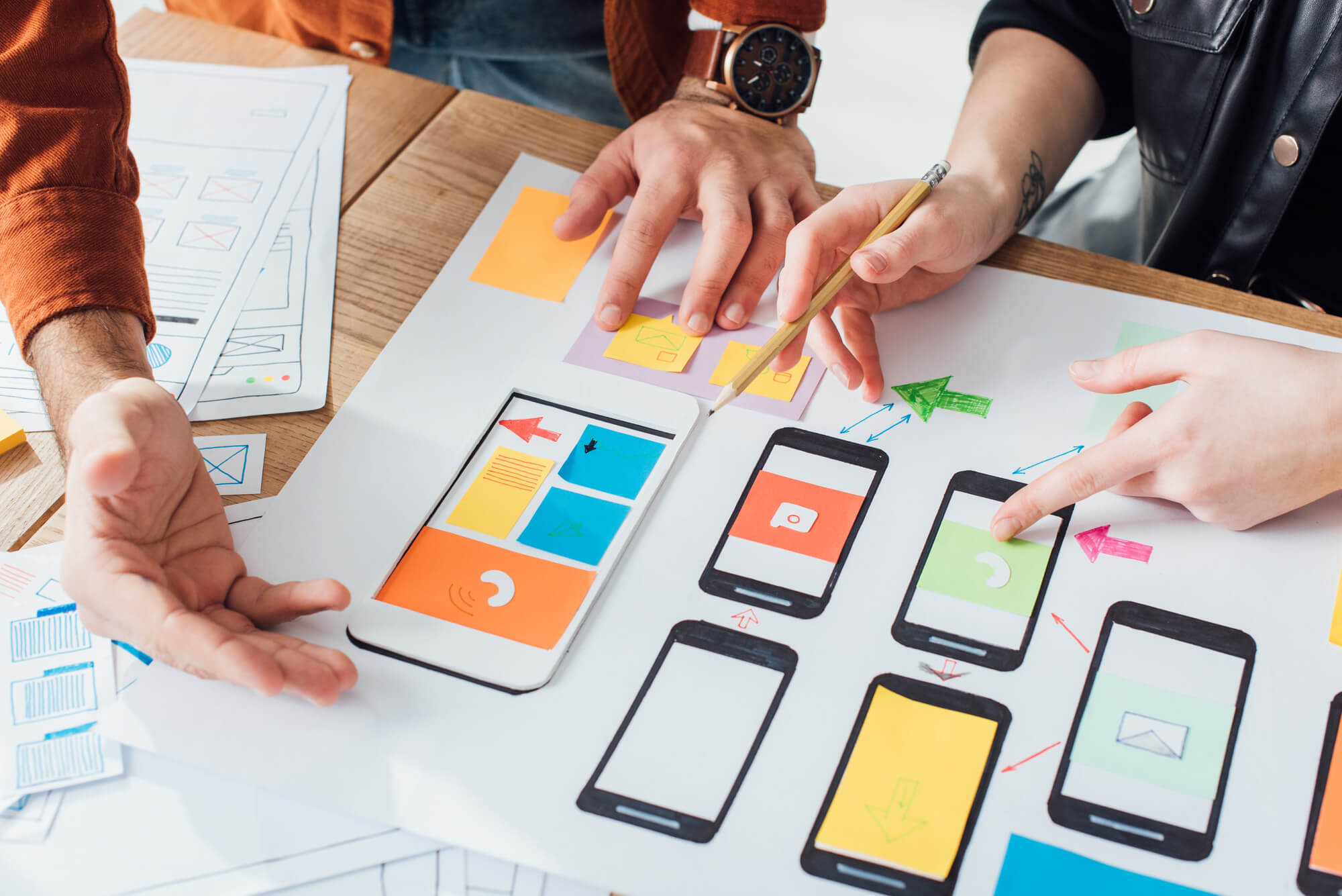 meeting about UX design