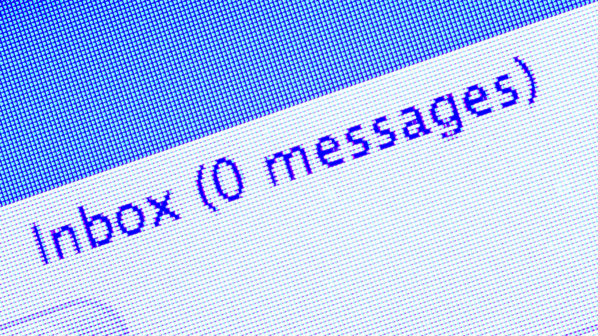 empty email inbox