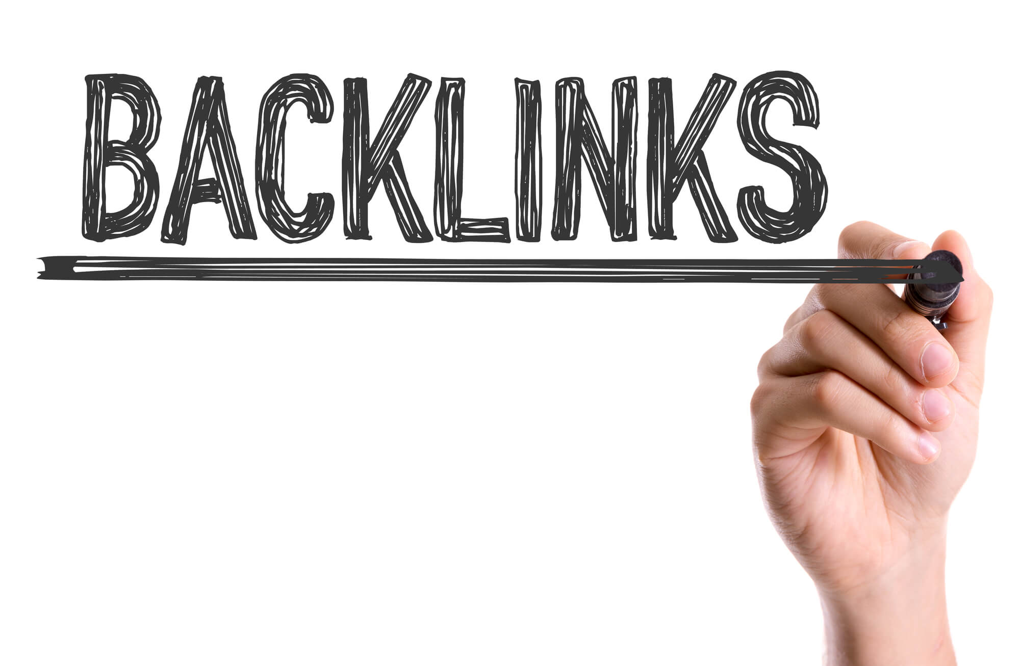 florida seo company expert writing backlinks on screen