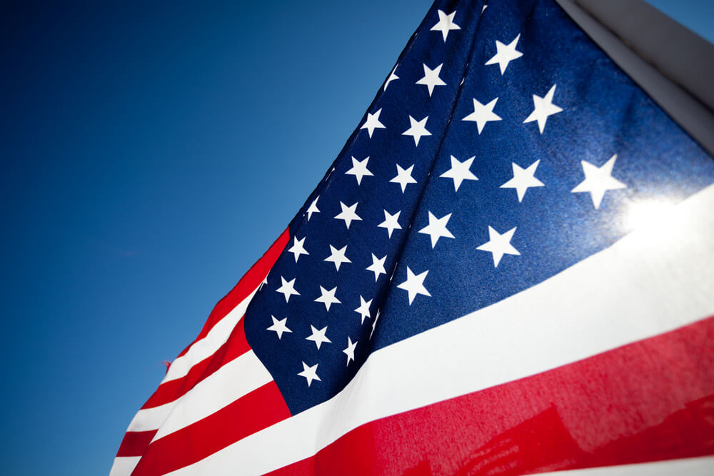 Flag of the United States of America.