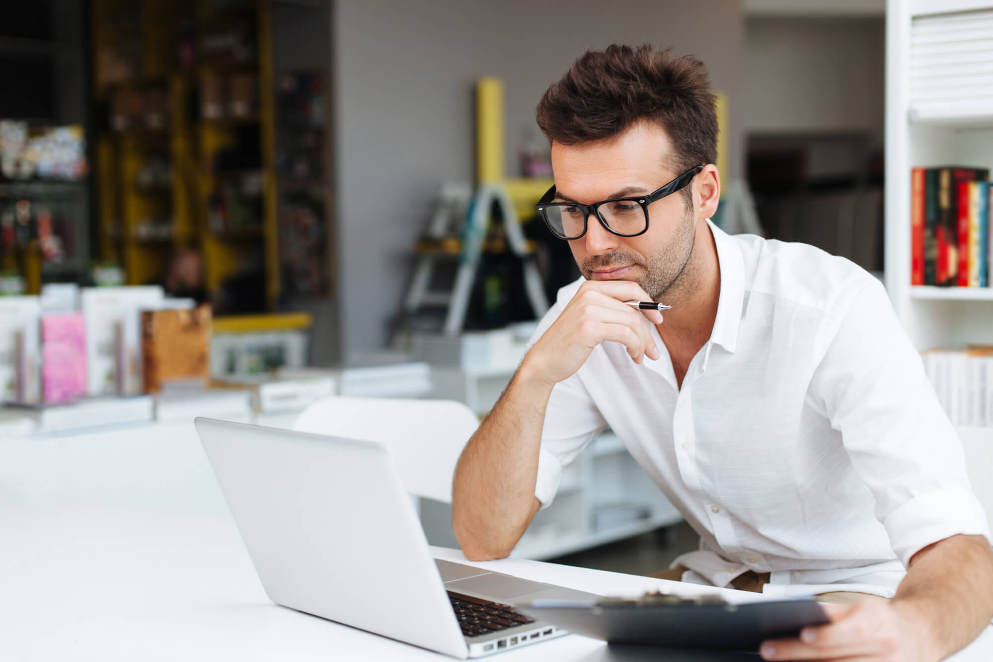 businessman thinking