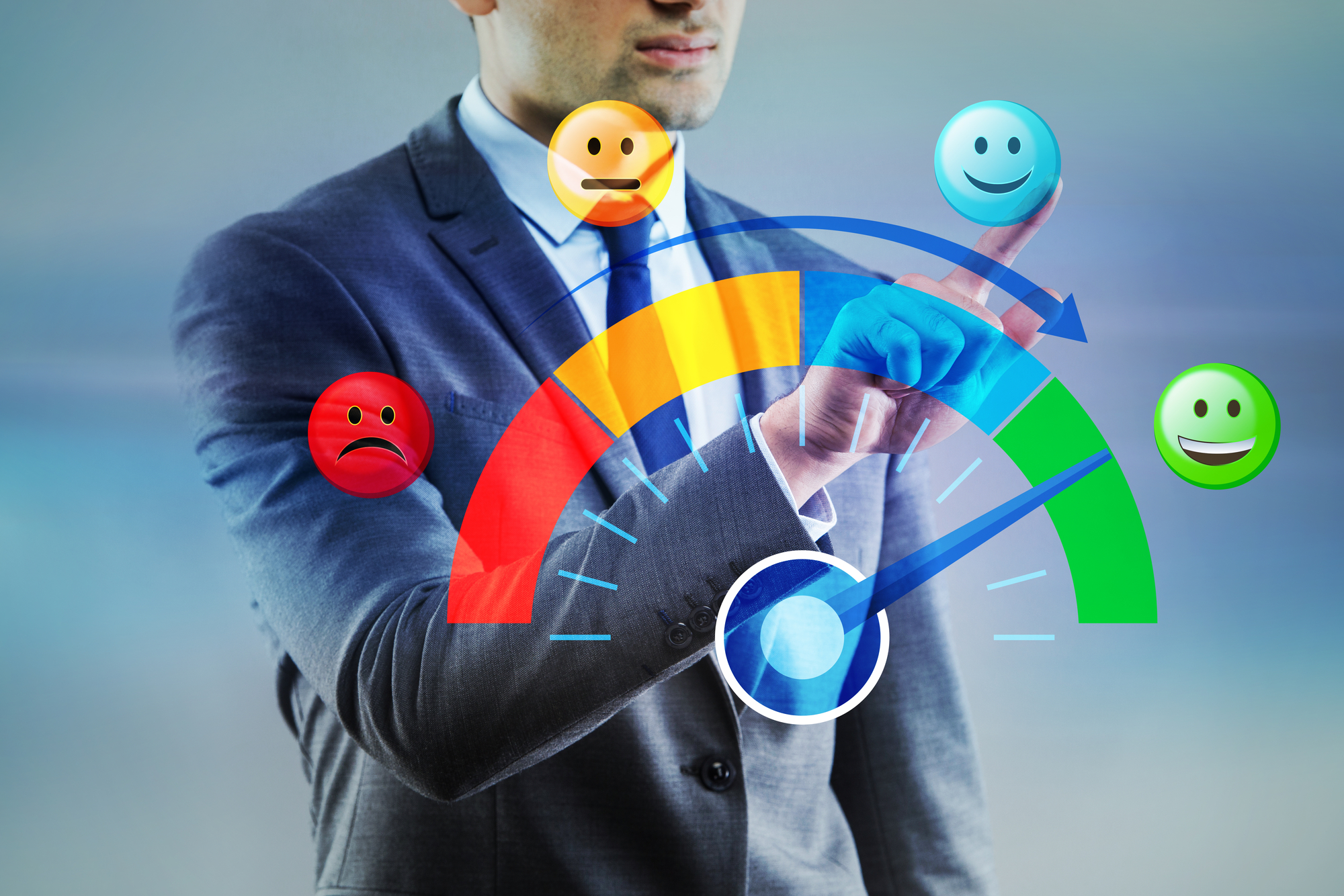 adjusting brand sentiment concept image