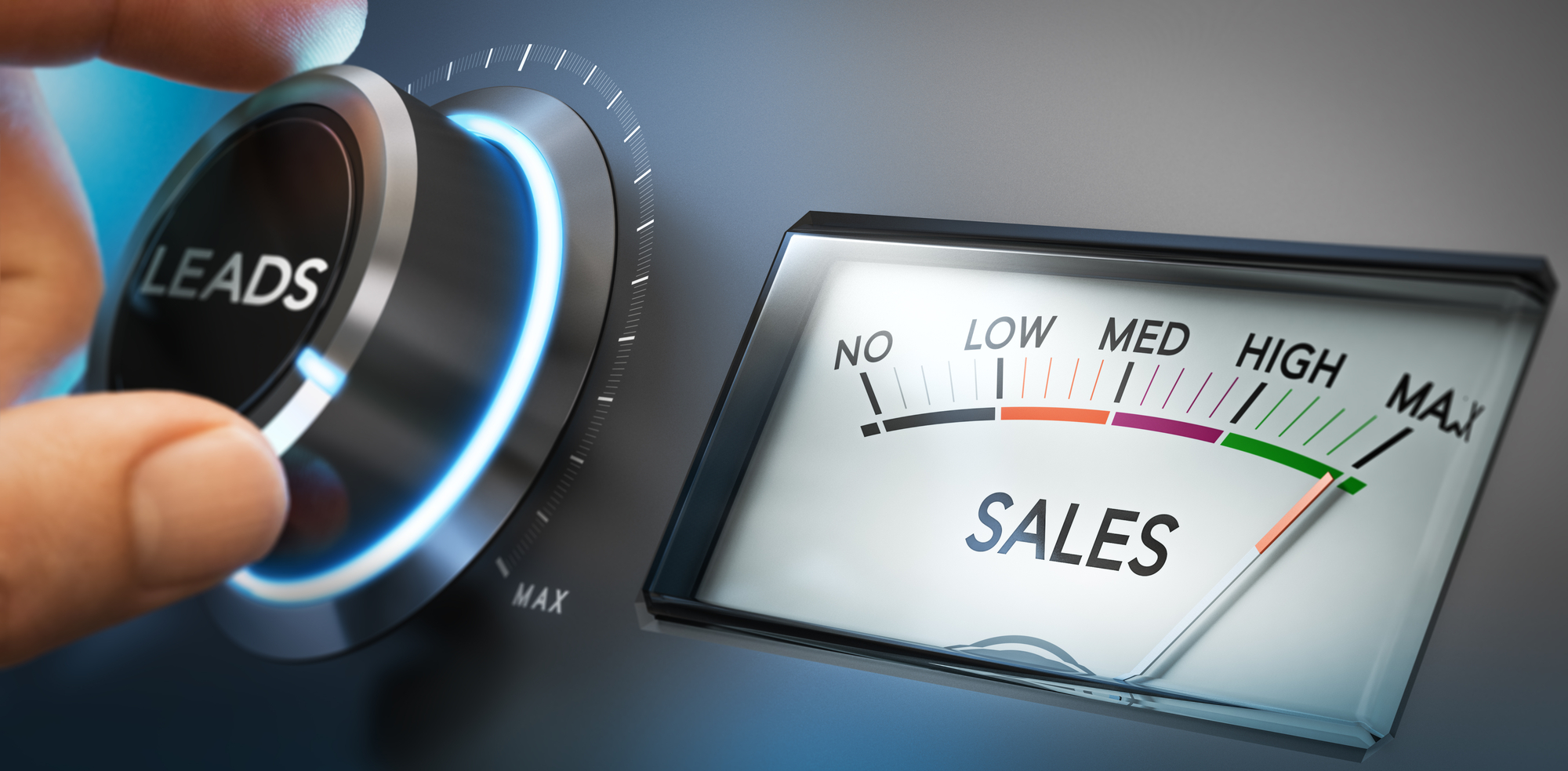 twisting the knob for more leads