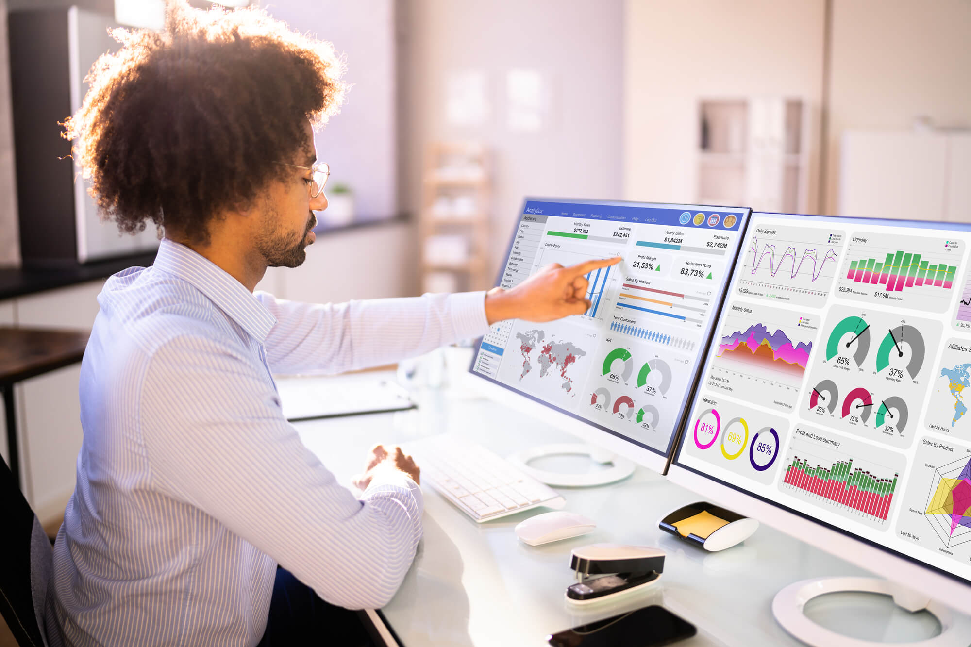 analyzing data