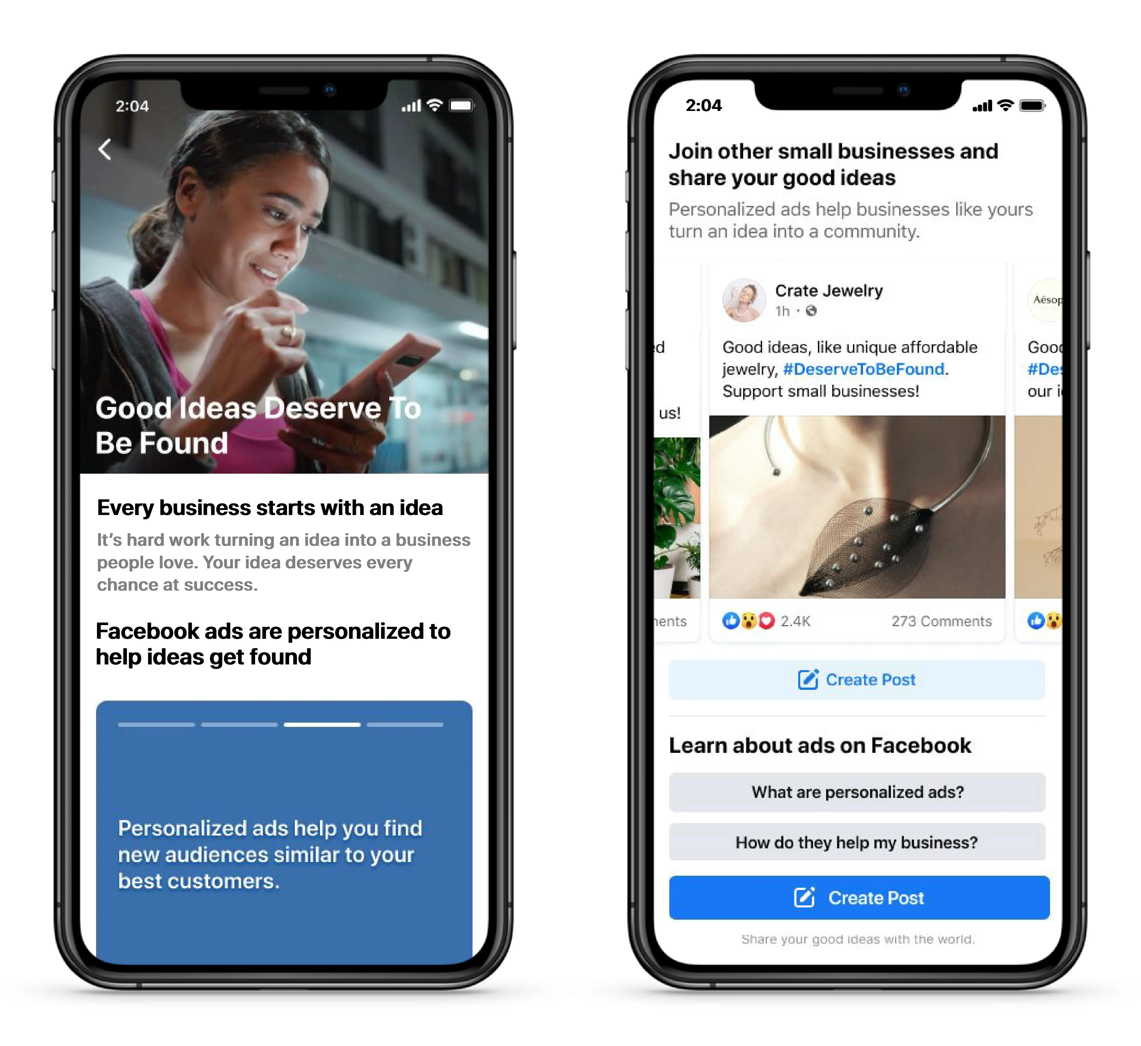 personalized social media ad